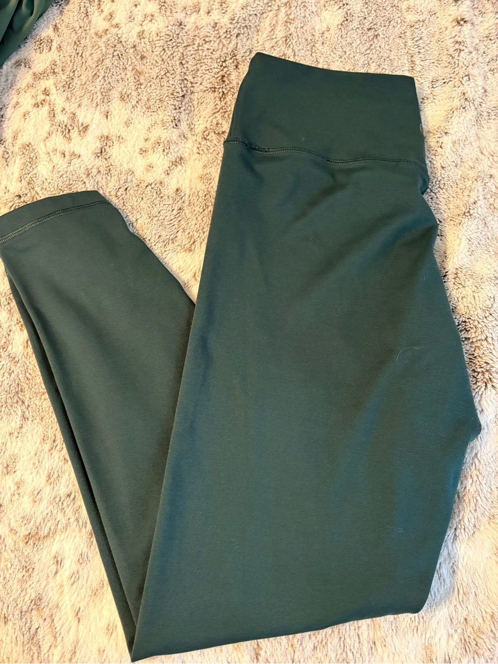 Dark Forest Green High-Waist Leggings